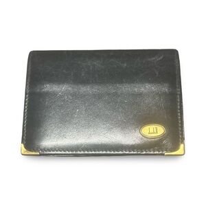 Dunhill Black leather card holder Minimaliist Men's/Women